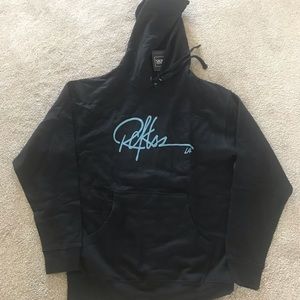 Young & reckless hoodie la black script graffiti California hoody retro vintage